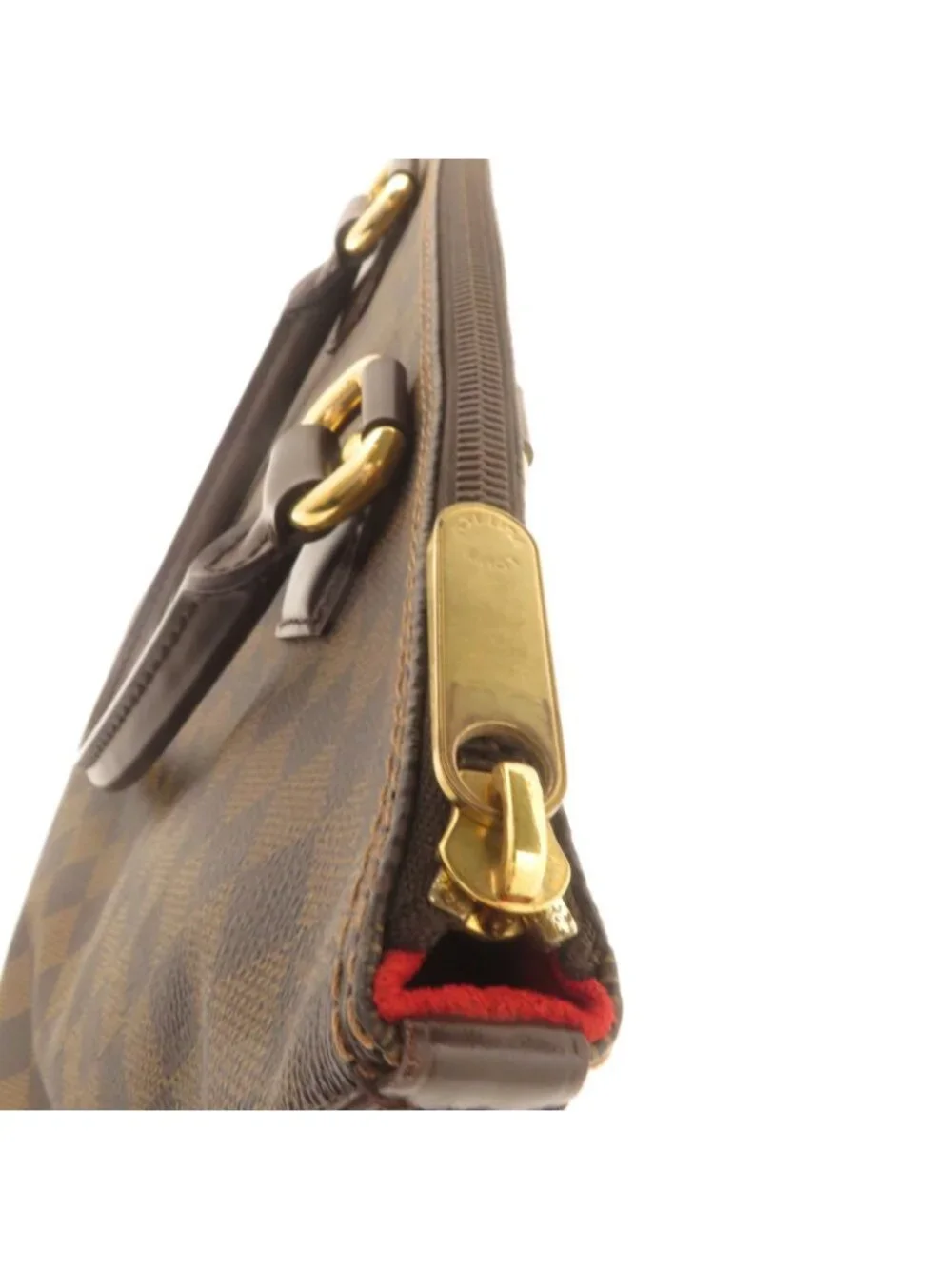 Louis Vuitton Saleya PM Damier Handbag Canvas Brown